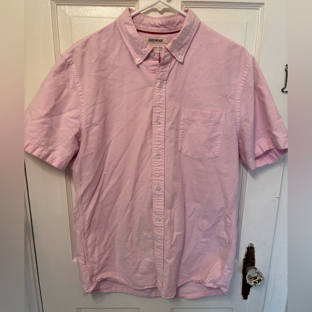 Goodthreads Men’s Short Sleeve Button Down Shirt